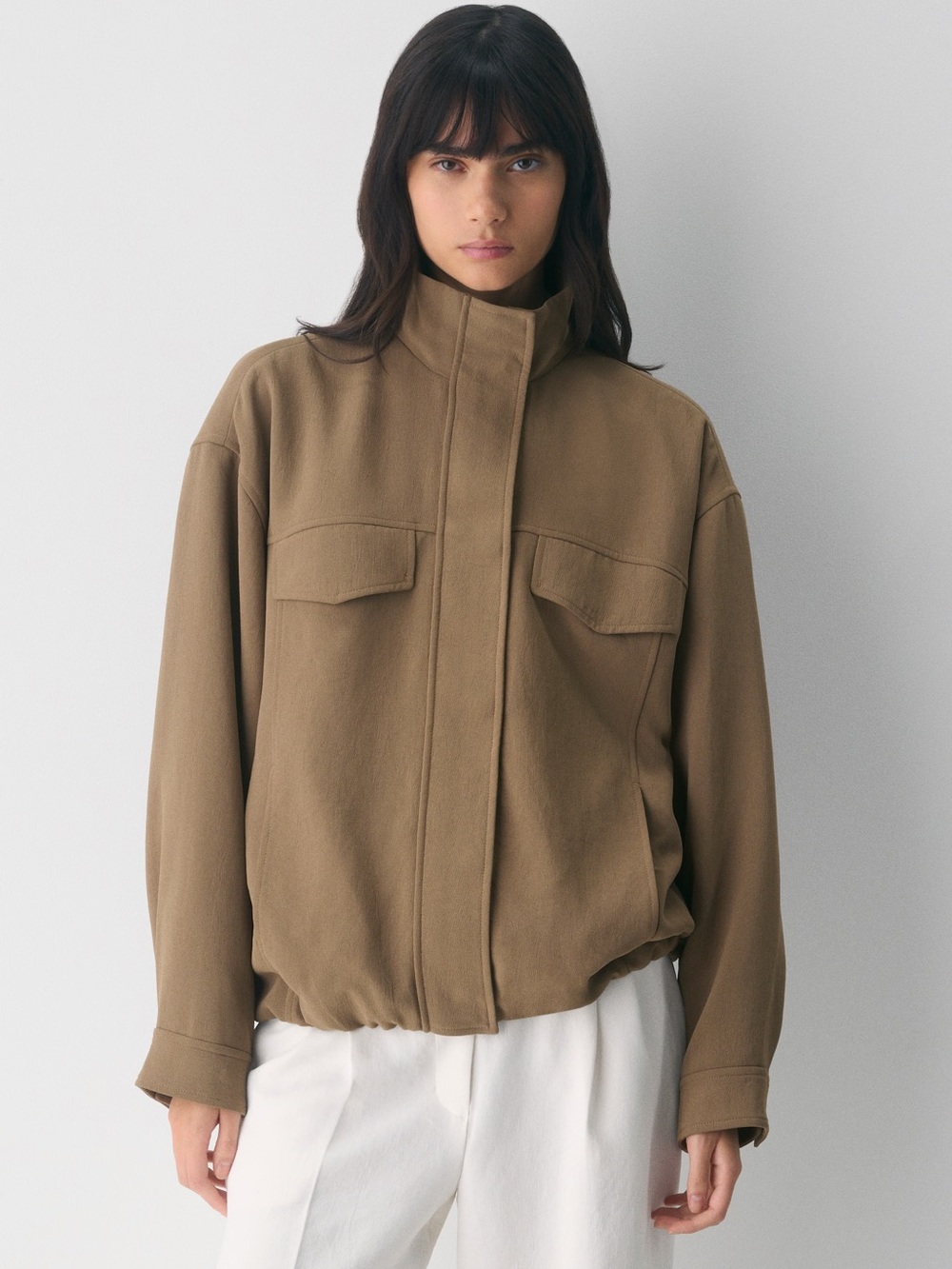 Aritzia Oculus Jacket - Folio Brown Size Medium